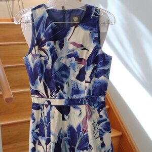 Vince Camuto Youth Girl Dres SZ 2 Sleeveless Back zip Fit & Flare Lined Pockets